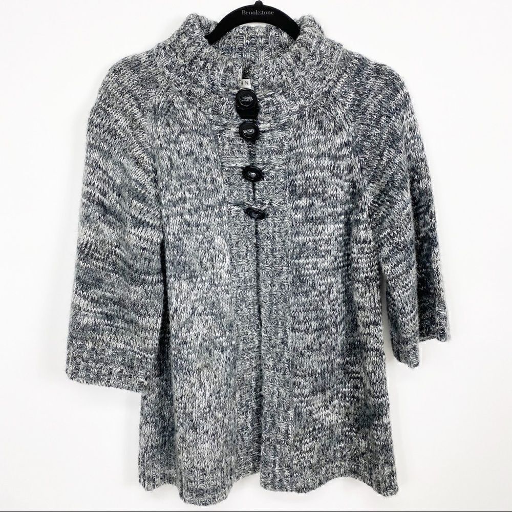 Hannah Grey Cardigan Sweater